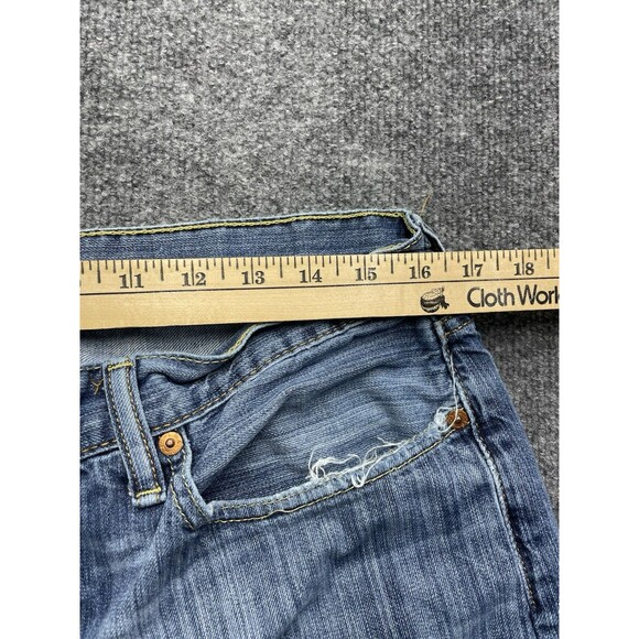 Levi's 541 Jeans Men's Size 36x30 (33x28) Blue Athletic Taper Fit Faded Stretch - Picture 8 of 11